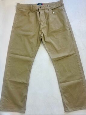 Dockers Men’s Khaki Pants W35 L30 Straight Fit Tan Casual Business Chino